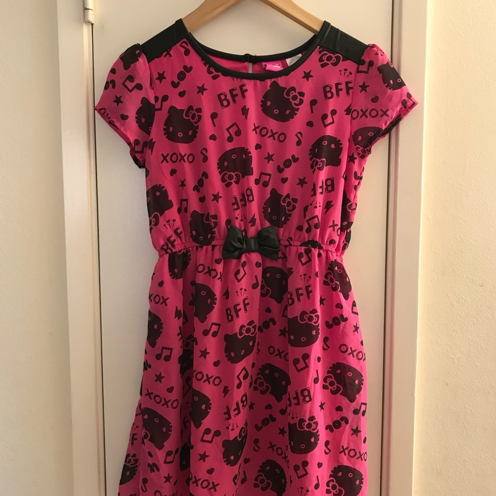 NWOT girls Hello Kitty dress size L 10/12